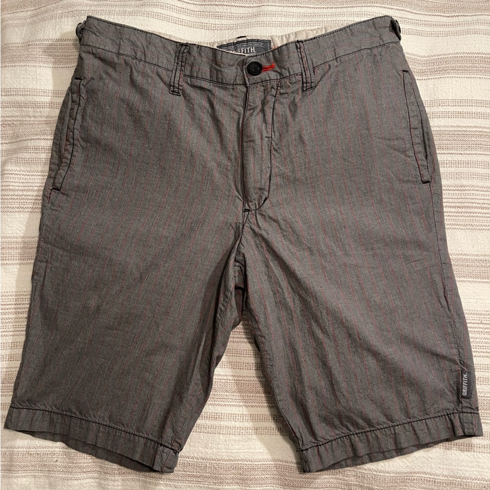 Griffith - Men’s Striped Shorts 10.5” Inseam